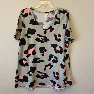 Leopard Print Casual Top